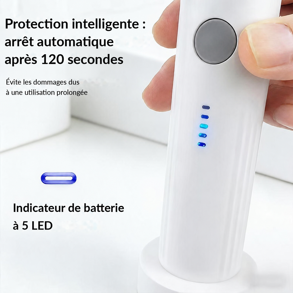 Meloria pompe – arrêt automatique en 120 secondes