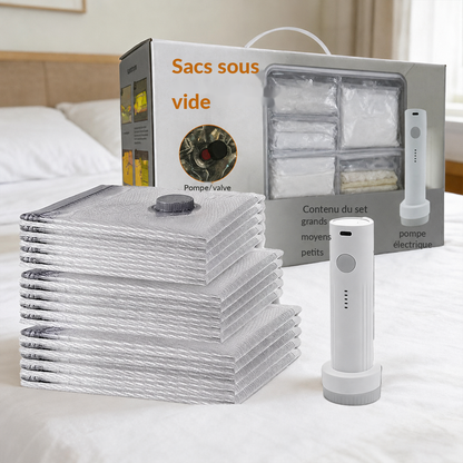 Meloria coffret de sacs sous vide avec pompe